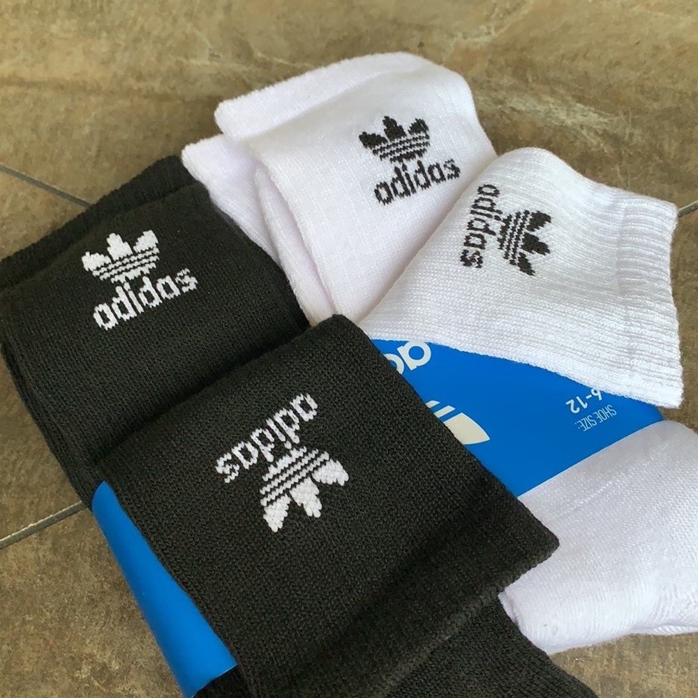 ADIDAS 6 pairs socks set CREW - Picture 5 of 12